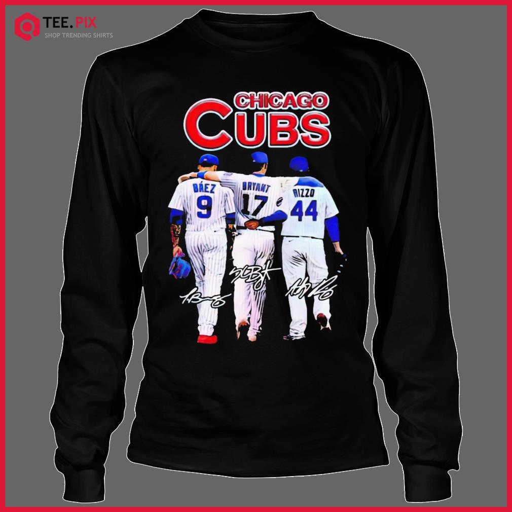 Chicago Cubs Javier Baez Kris Bryant Anthony Rizzo Signatures 2022 Shirt -  Teespix - Store Fashion LLC