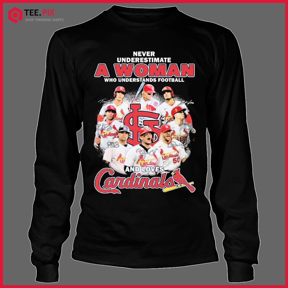 Official just A Woman Who Loves Her St. Louis Cardinals T-Shirt
