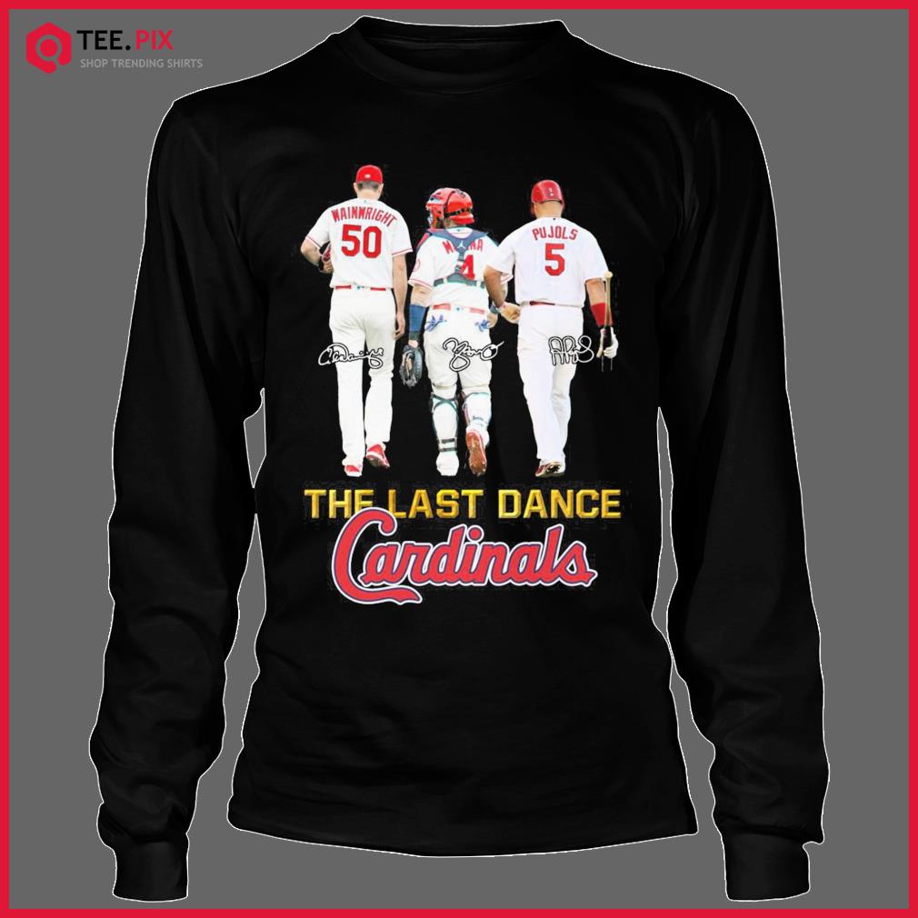 St. Louis Cardinals Yadier Molina Albert Pujols Adam Wainwright signatures  T-shirt, hoodie, sweater, long sleeve and tank top