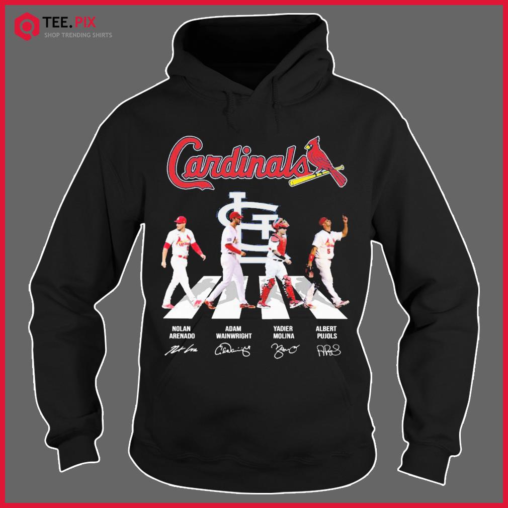 St Louis Cardinals Arenado Yadi Waino Pujols 2022 Abbey Road Signatures  Shirt, hoodie, sweater, long sleeve and tank top