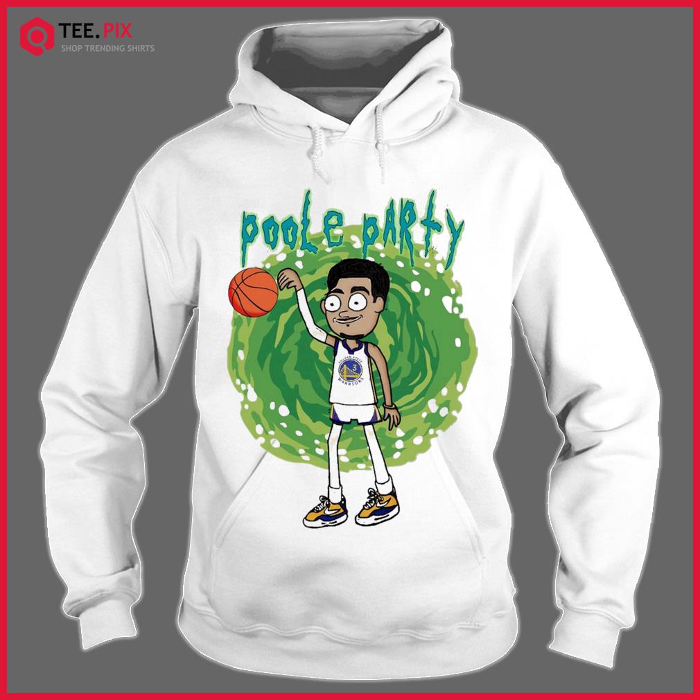 Jordan Poole Party Funny Rick And Morty Inspired Shirt, hoodie