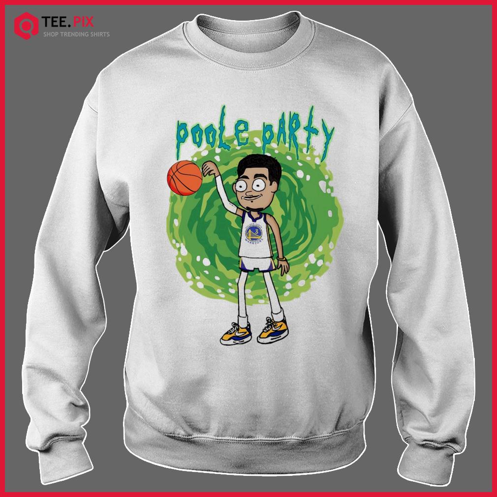 Jordan Poole Party Funny Rick And Monty Inspired Shirt, hoodie