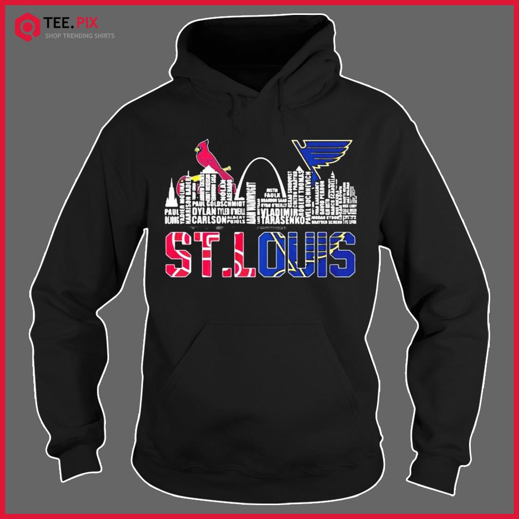 St. Louis Cardinals Shane Co. Hoodie Shirt Short Sleeve Light Blue Size XL