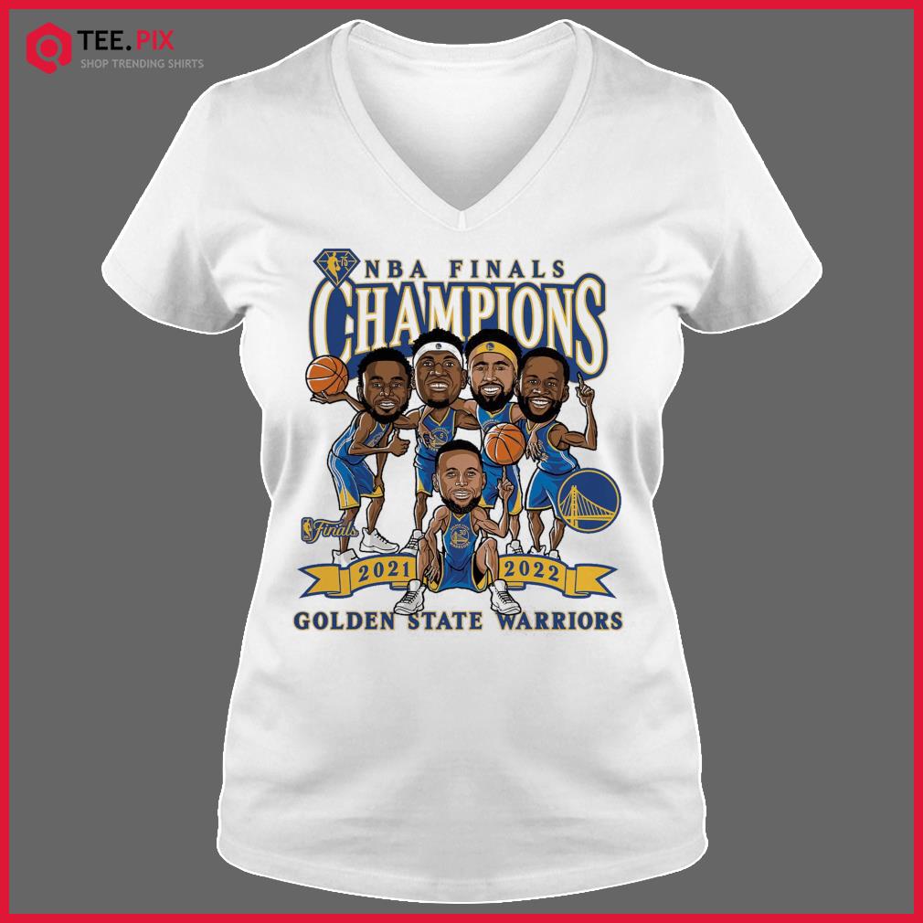 Golden State Warriors 2022 NBA Finals Champions Caricature T-Shirt -  Teespix - Store Fashion LLC