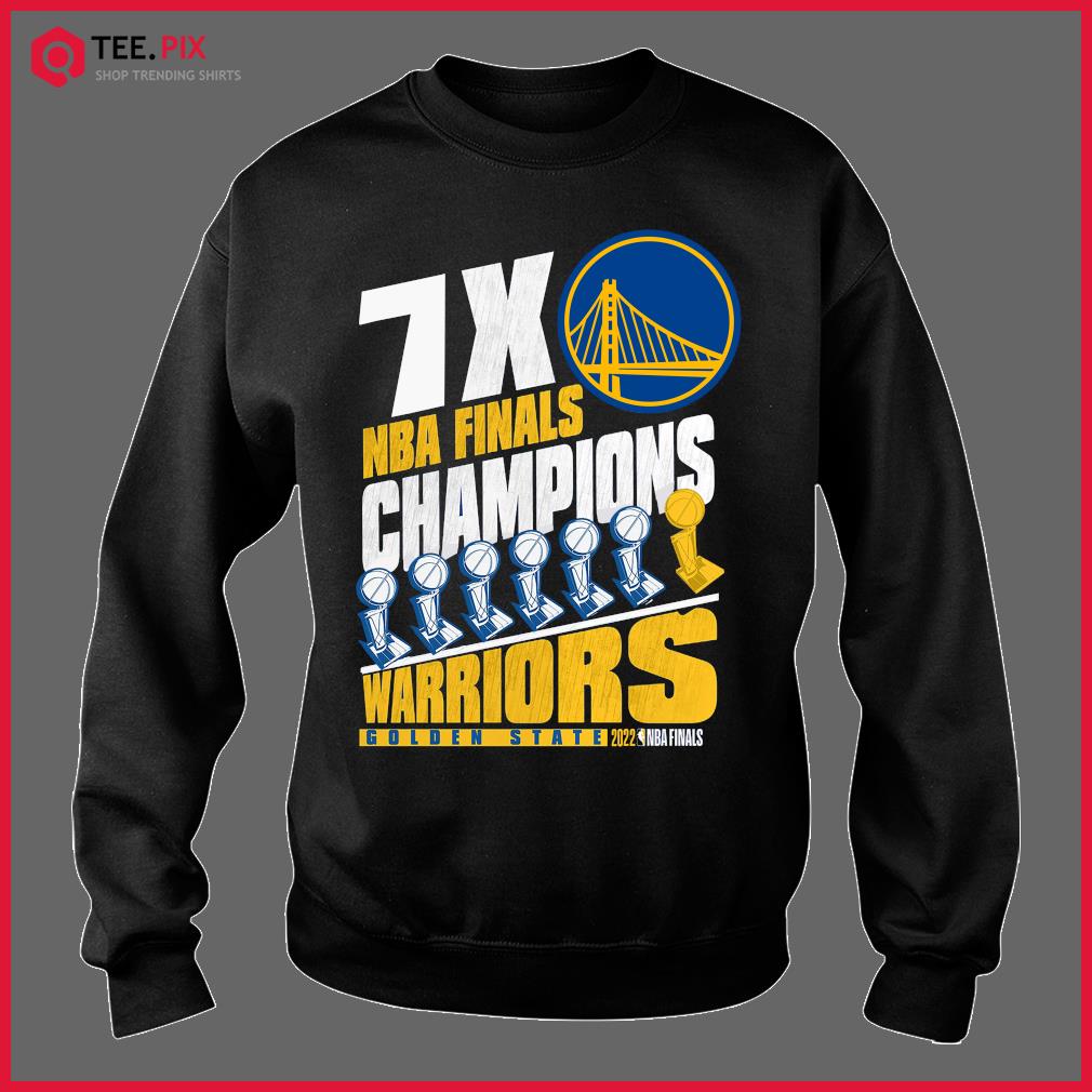 Golden State Warriors 7x 2022 Champions Champions shirt, hoodie, sweater,  long sleeve and tank top