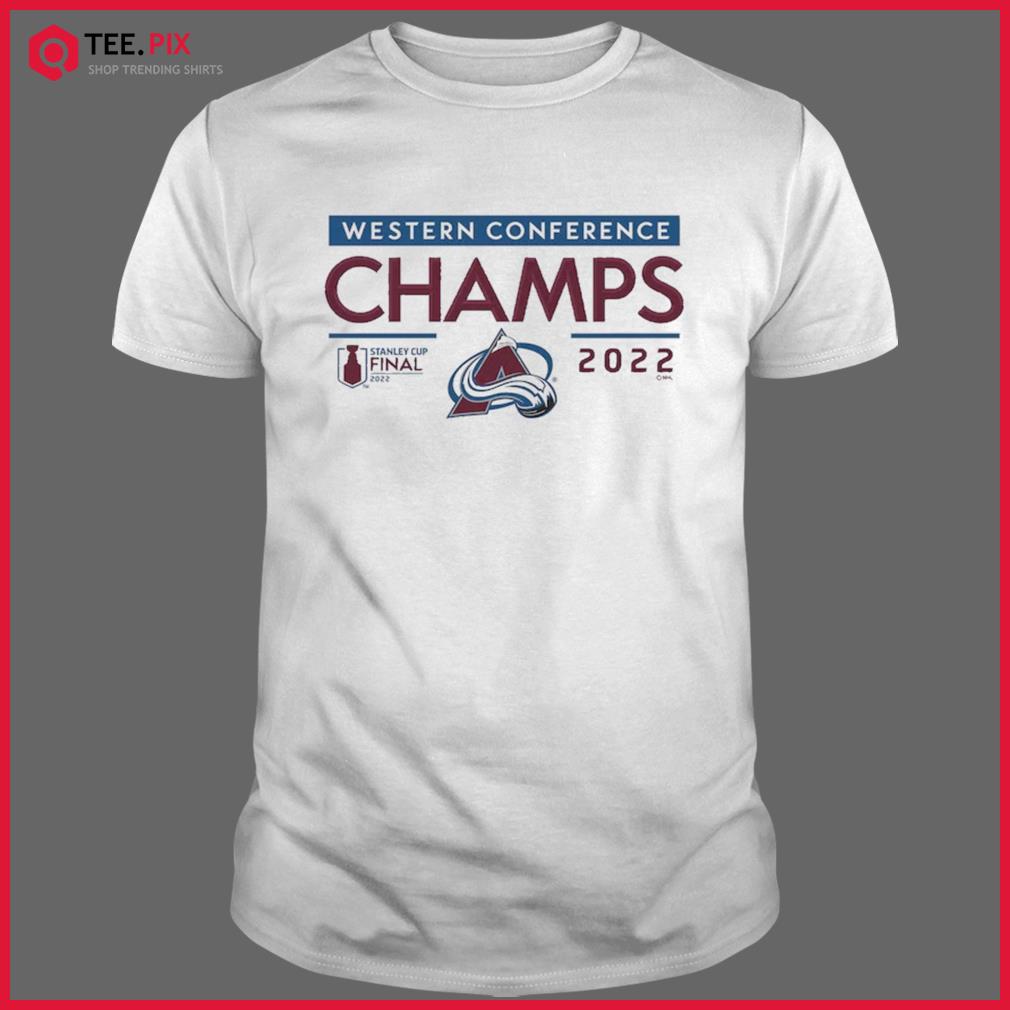 Colorado Avalanche 2022 NHL Western Conference Finals Champions shirt,  hoodie, sweater, long sleeve and tank top