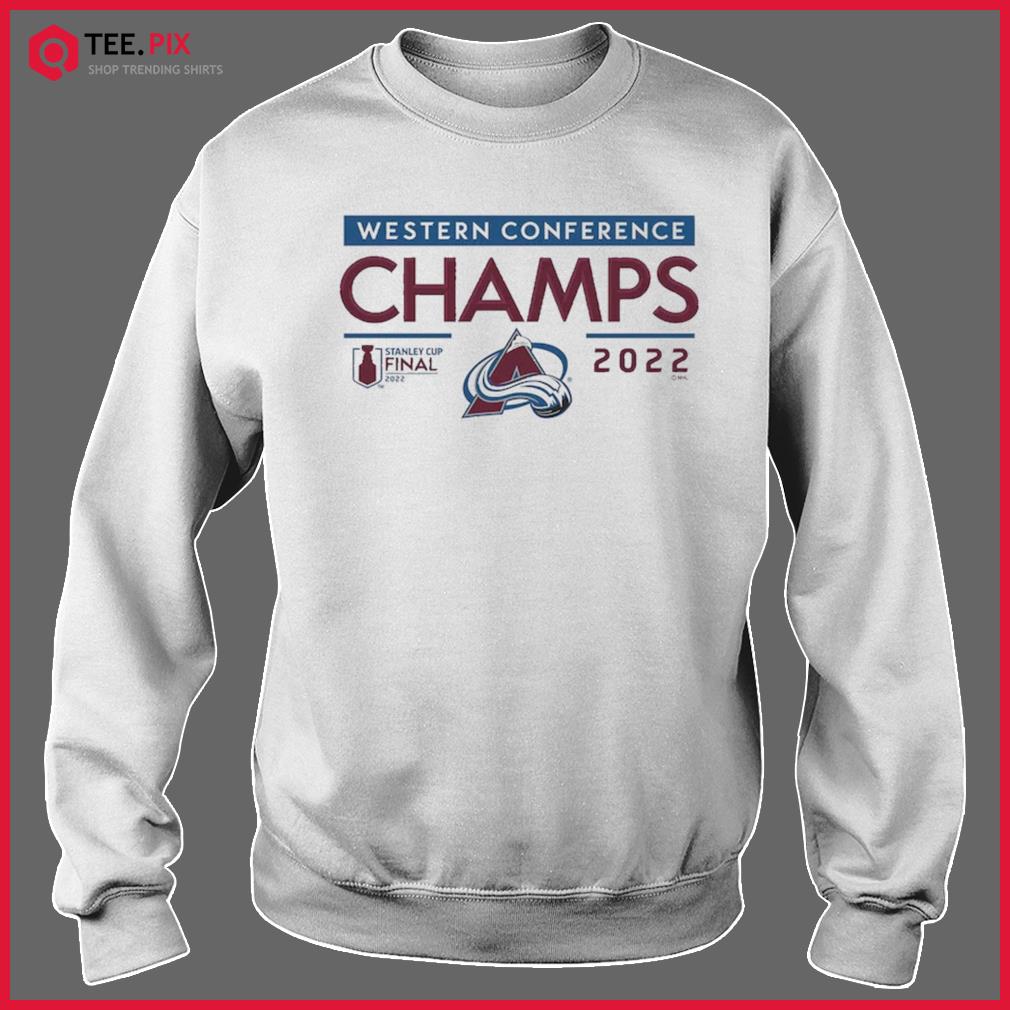 Colorado Avalanche Western Conference Champs 2022 NHL shirt, hoodie,  sweater, long sleeve and tank top
