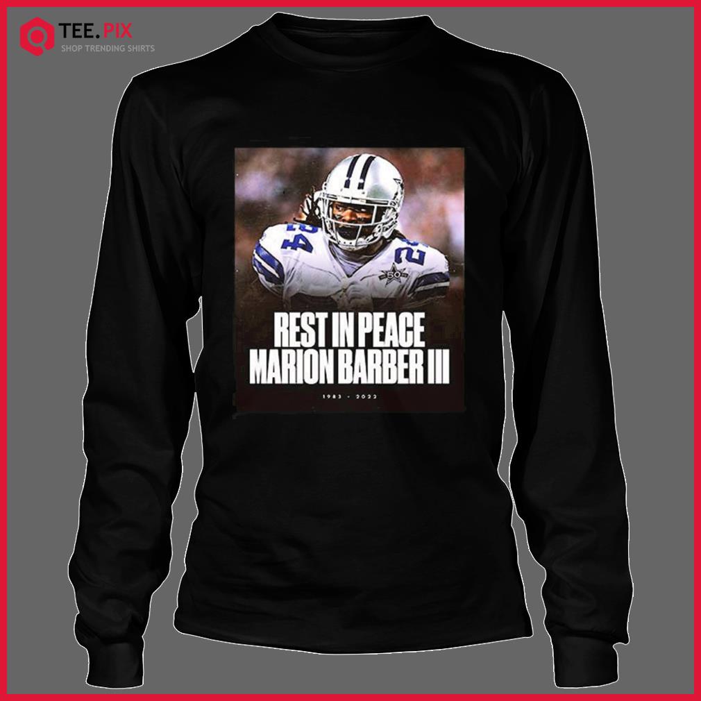 Official Marion barber iiI 19832022 Football T-shirt, hoodie, sweater, long  sleeve and tank top