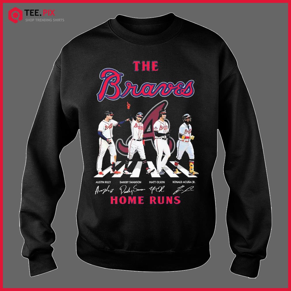 The Braves Abbey Road signatures t-shirt, hoodie, sweater, long