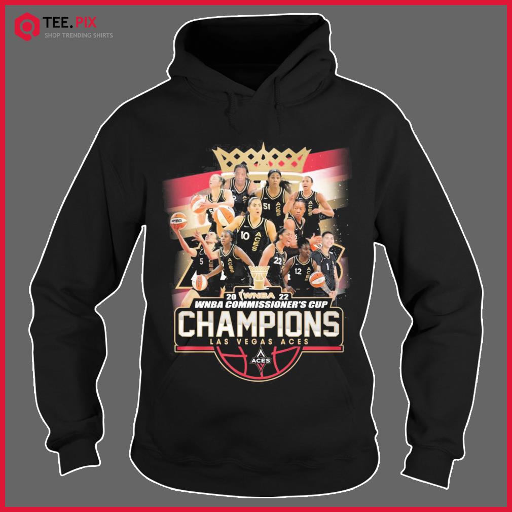 2022 wnba commissioner's cup champions las vegas aces shirt