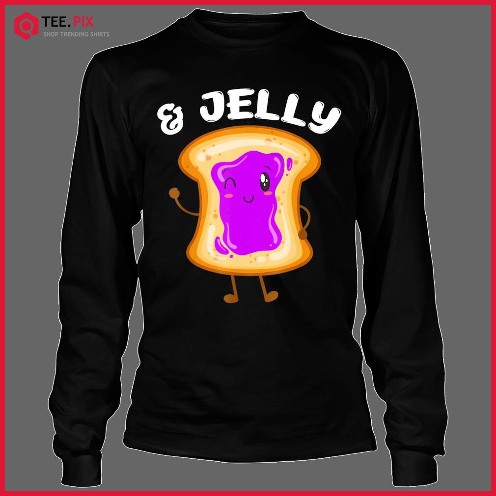 Jelly Peanut Butter And Jelly Matching Couple Shirt Longsleeve Tee