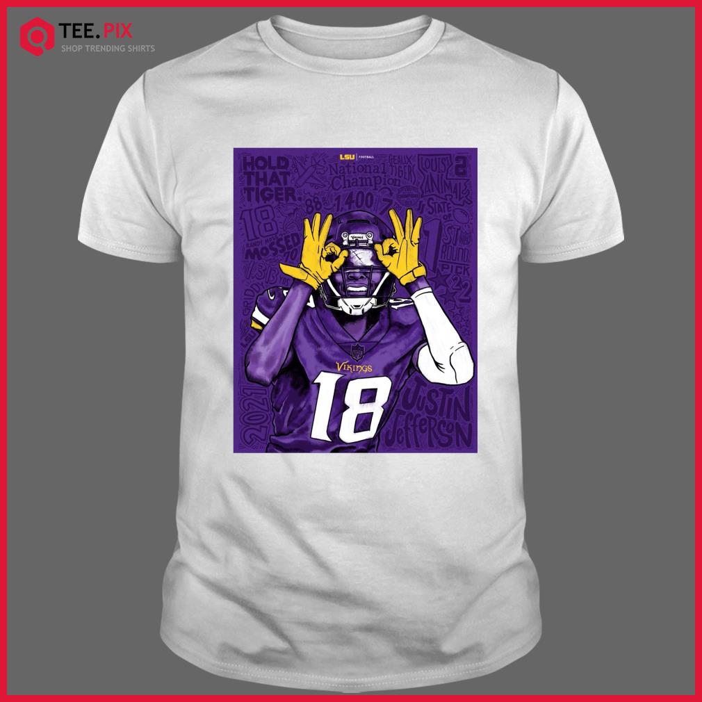 Jjets Justin Jefferson Hooded Sweatshirt Minnesota Vikings