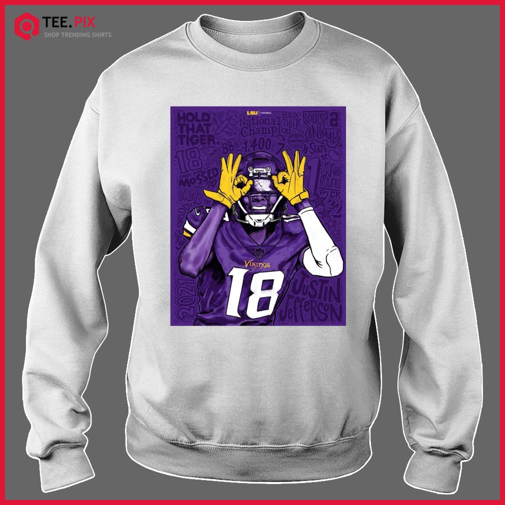 FREE shipping Justin Jefferson Minnesota Vikings shirt, Unisex tee, hoodie,  sweater, v-neck and tank top