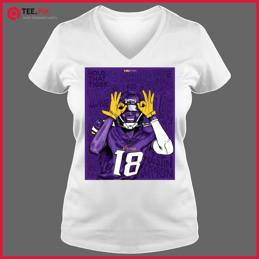 FREE shipping Justin Jefferson Minnesota Vikings shirt, Unisex tee, hoodie,  sweater, v-neck and tank top