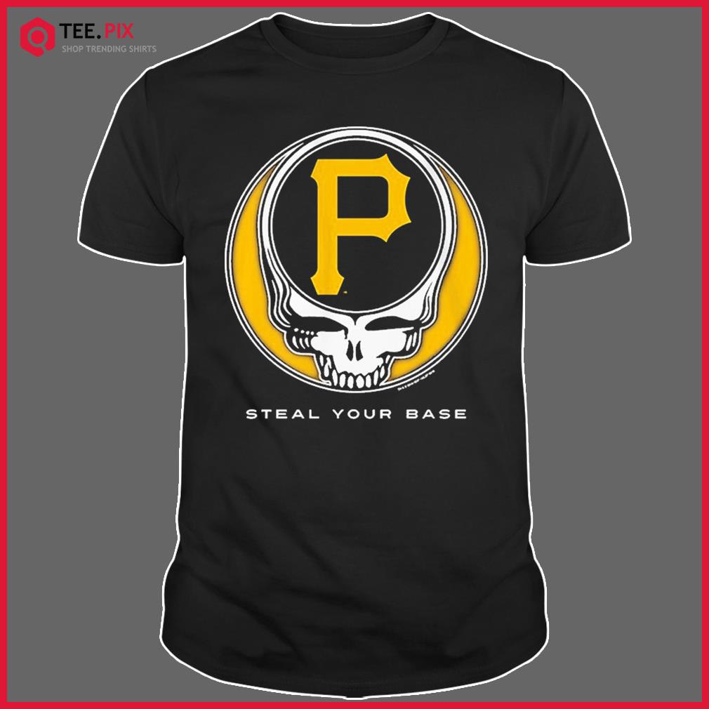 Pittsburgh Pirates Grateful Dead Steal Your Base Shirt