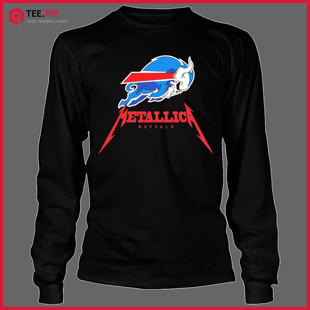 metallica buffalo bills t shirt