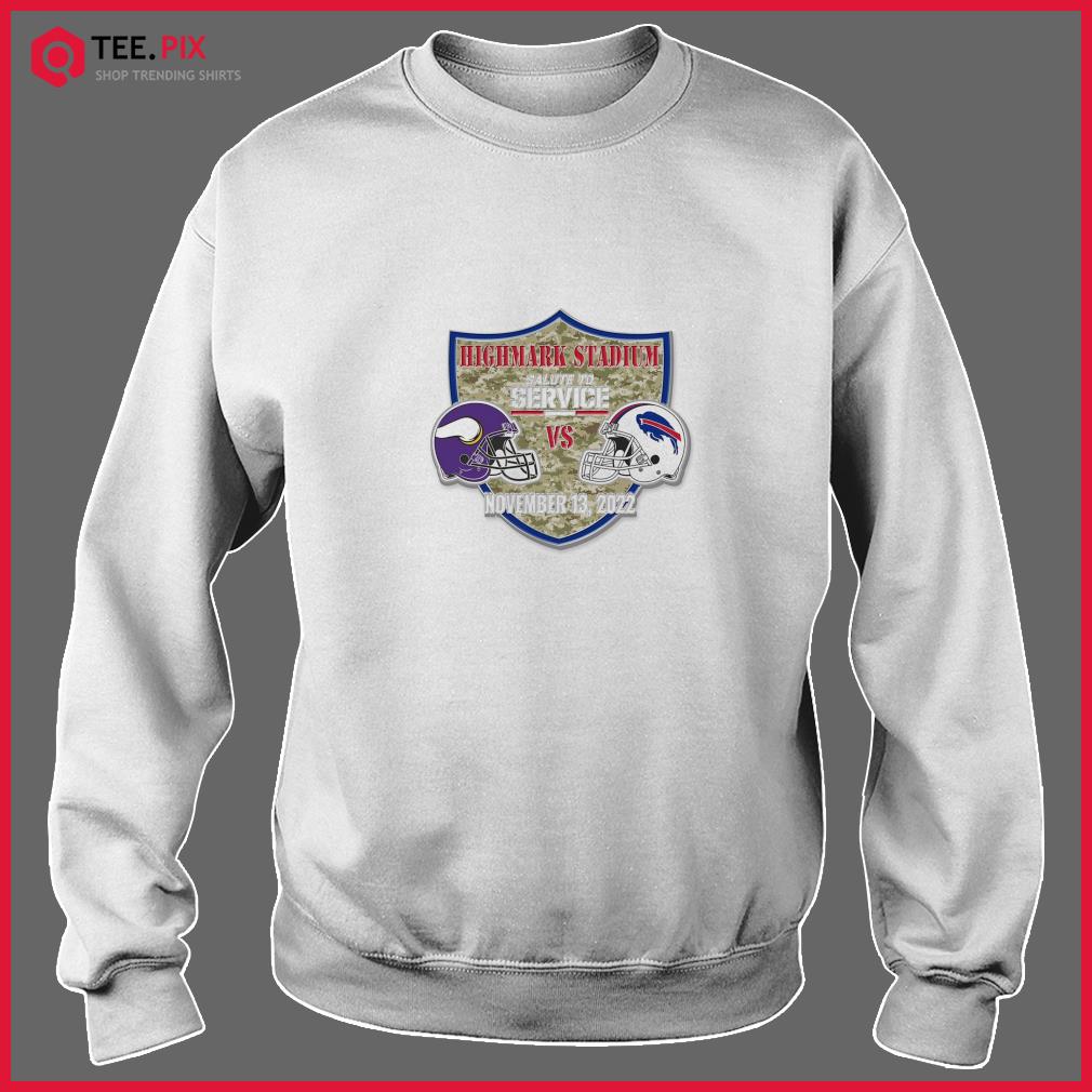 Salute To Service 2022 Buffalo Bills Vs Minnesota Vikings Shirt - Teespix -  Store Fashion LLC