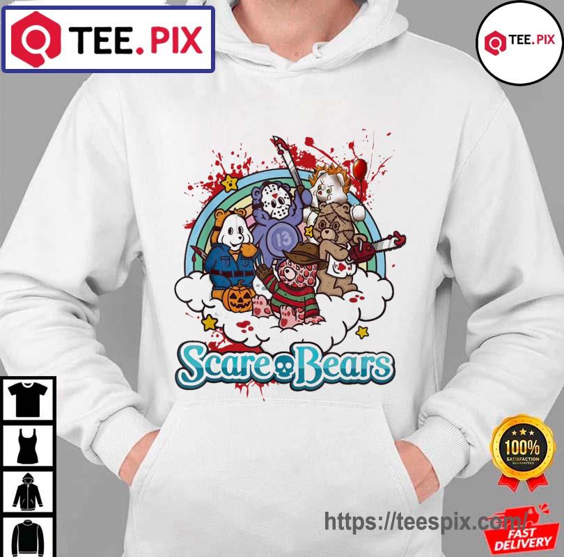 Scare Bears Blood Halloween Horror Villain Characters Shirt hoodie moi