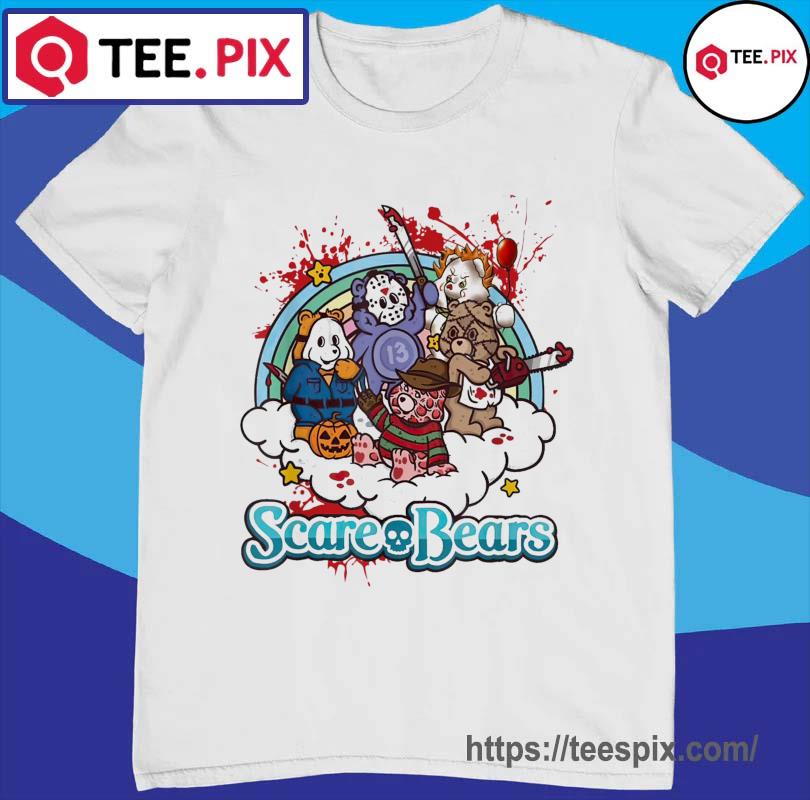 Scare Bears Blood Halloween Horror Villain Characters Shirt