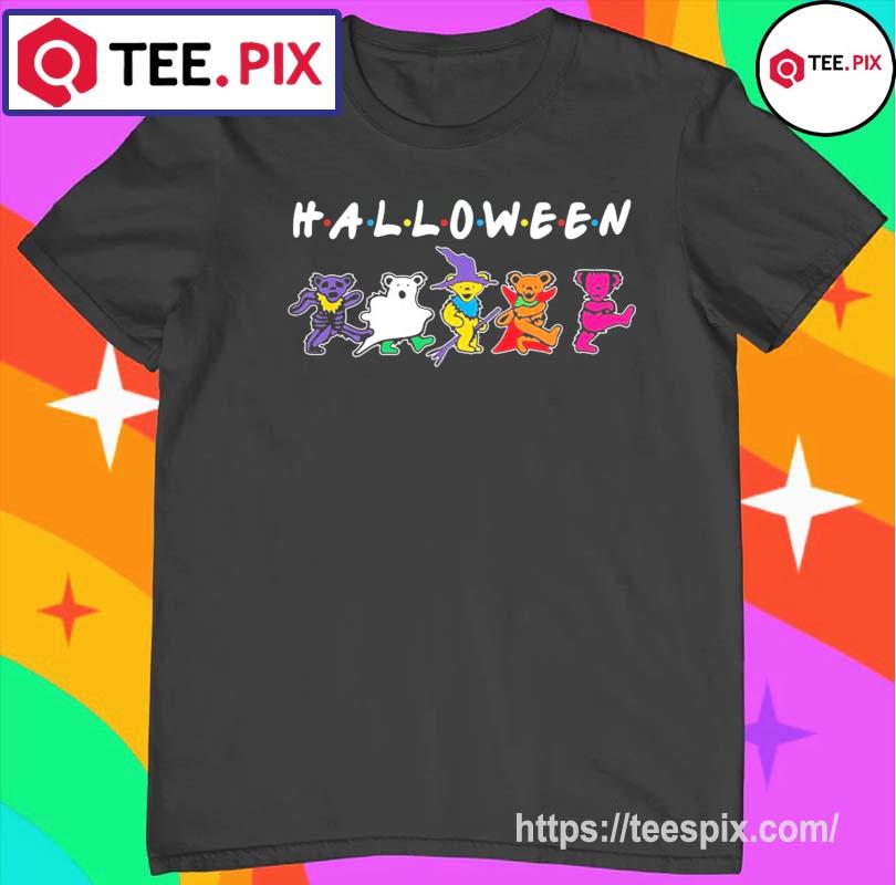 Dancing Bears Walking Grateful Dead Halloween T-Shirt - Teespix