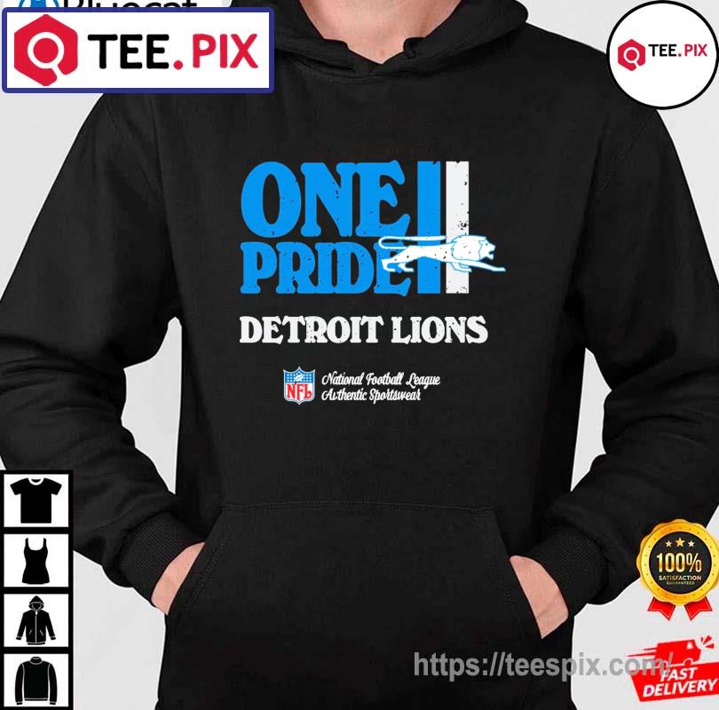 Detroit Lions One Pride logo 2022 shirt, hoodie, sweater, long