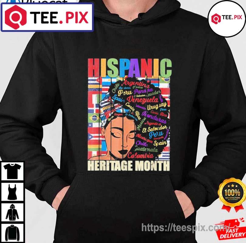 Hispanic Heritage Month Latin Country Flags Shirt - Teespix - Store Fashion  LLC