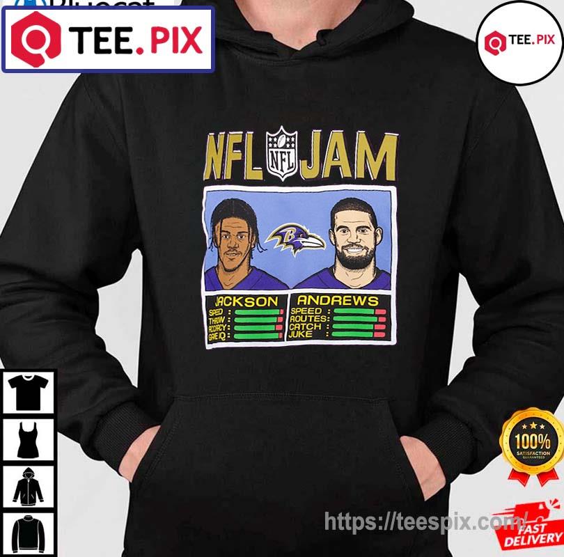 Baltimore Ravens Alternate Name & Number Hoodie - Lamar Jackson