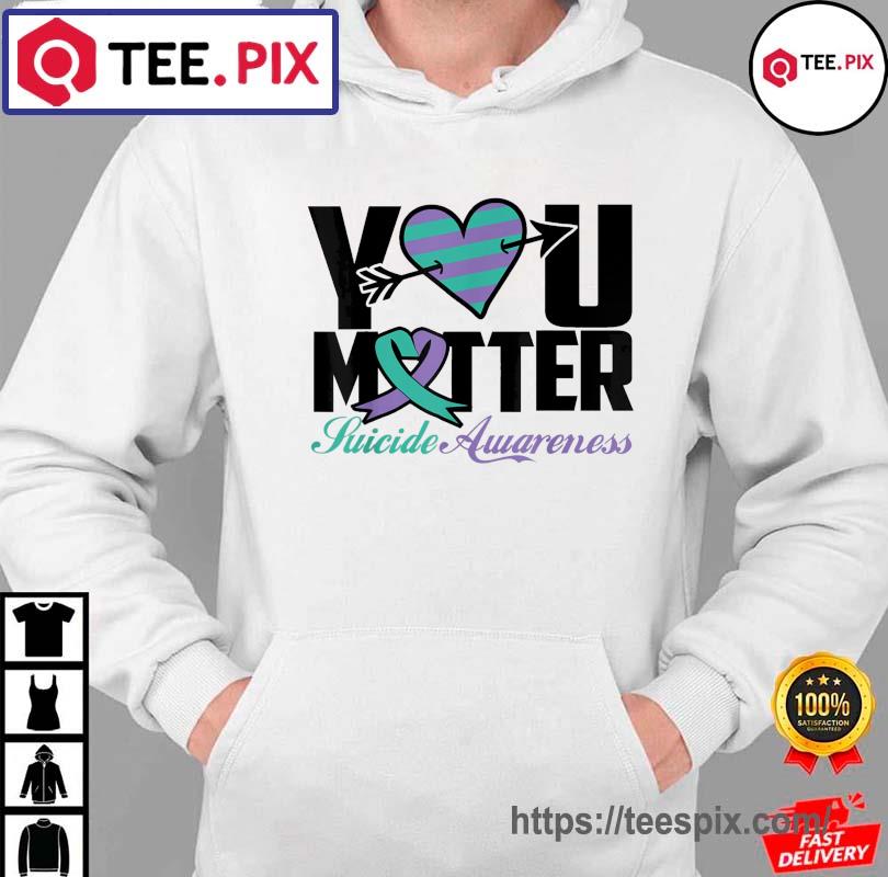 purple you matter hoodie