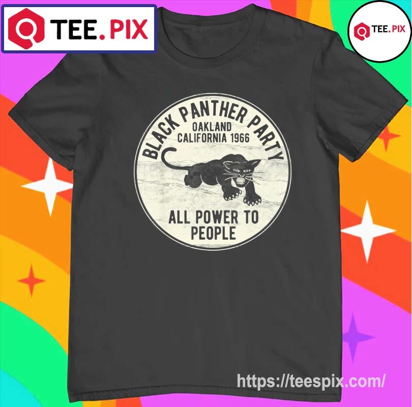 vintage black panther party shirt