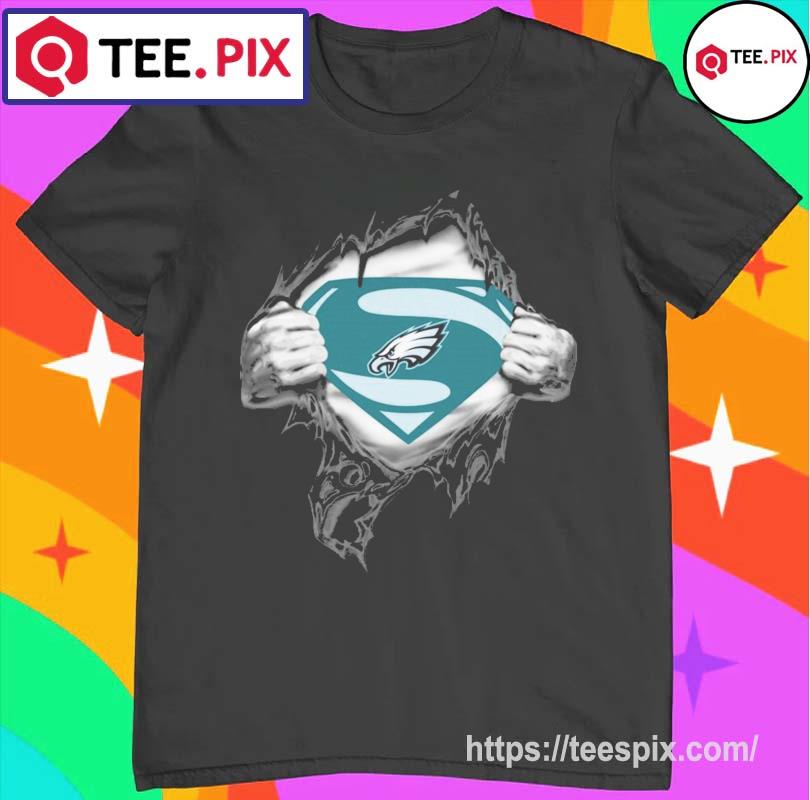 philadelphia eagles superman shirt