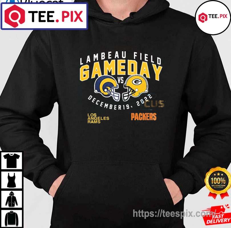 Green Bay Packers vs Los Angeles Rams Lambeau Field Gameday 2022 Shirt -  Teespix - Store Fashion LLC