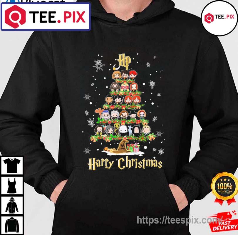 Harry Potter Chibi Characters Xmas Tree Harry Christmas Shirt - Teespix -  Store Fashion LLC