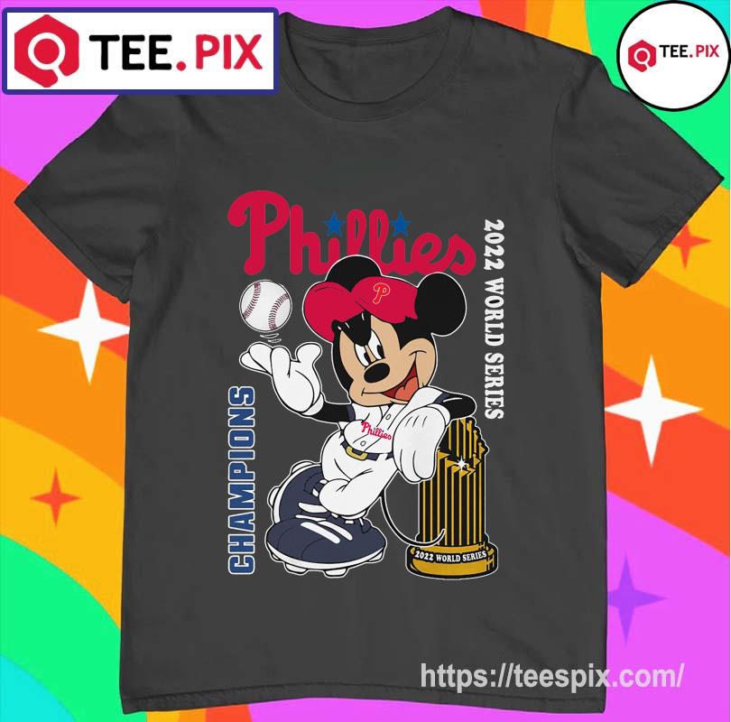 Mickey Mouse Philadelphia Phillies 2022 World Series Champions Shirt
