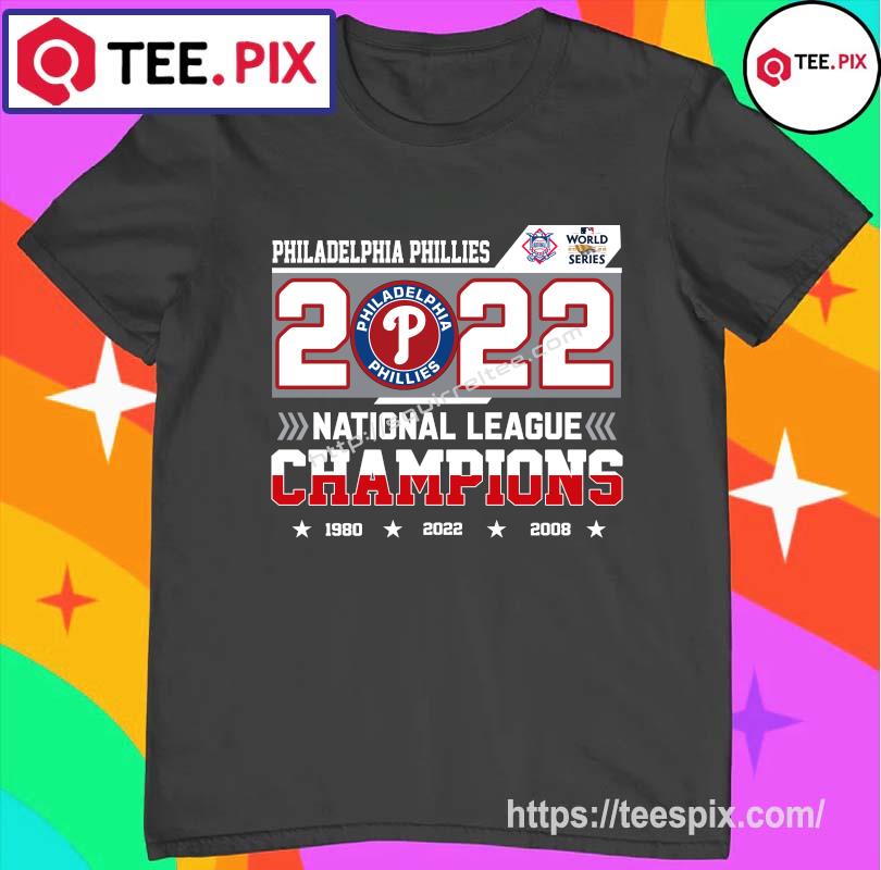 Philadelphia Phillies 3X National League Champions Shirt - Teespix