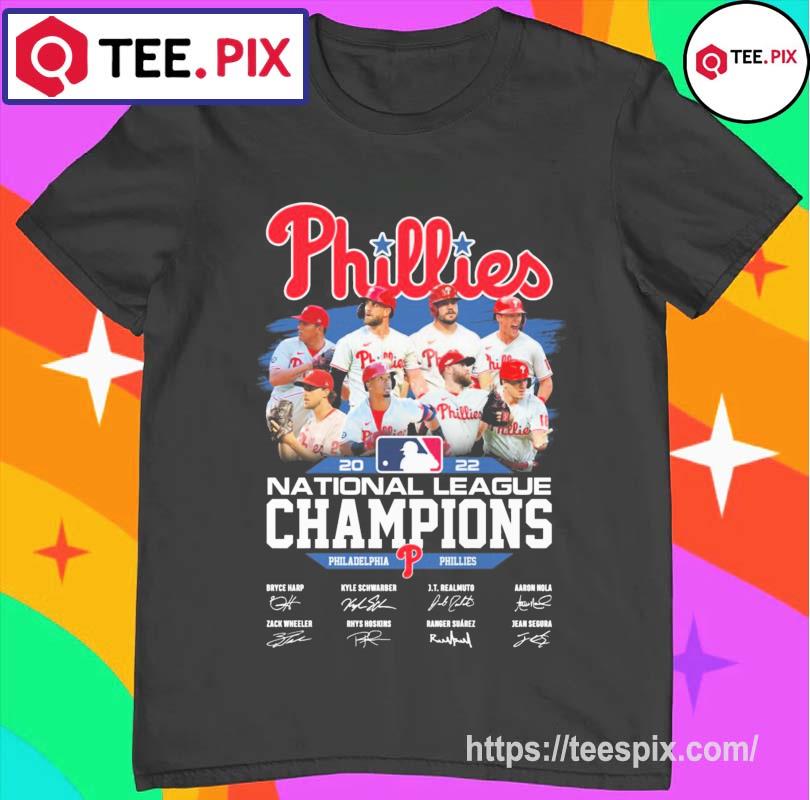 Philadelphia Phillies National League 2022 Champions Tee Shirt