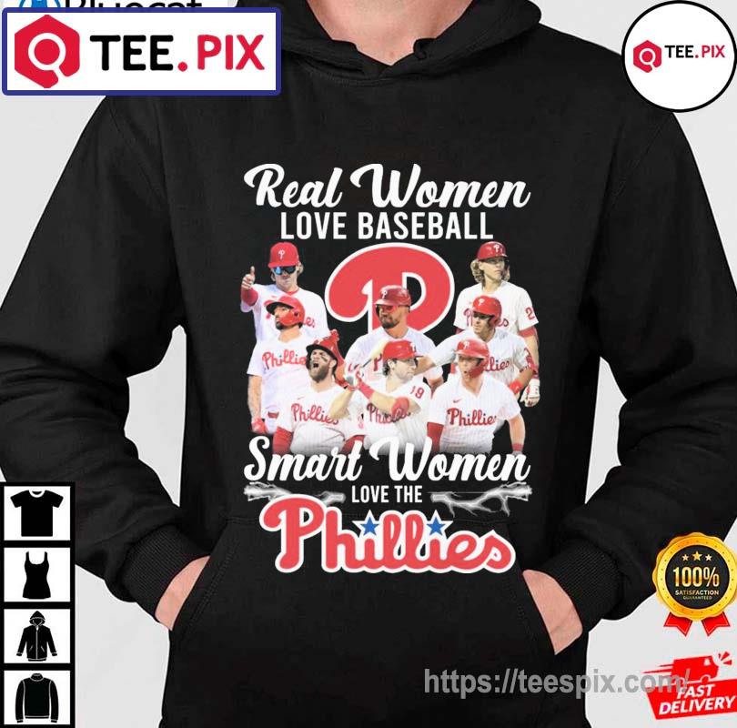 Real Women Love Baseball Smart Women Love The Philadelphia Phillies World  Series 2022 Shirt - Limotees