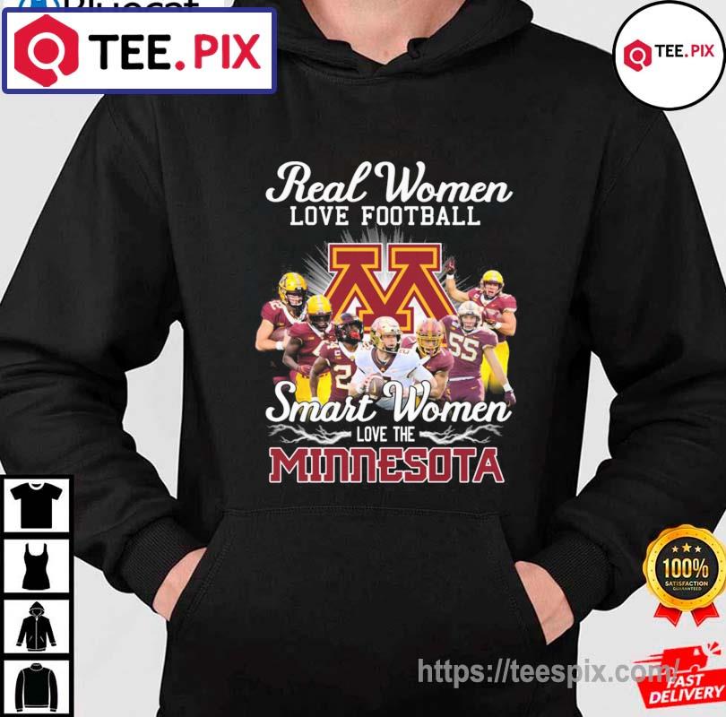 Official real Women Love Football Smart Women Love Minnesota