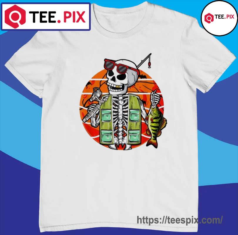 Fishing Skeleton T-shirt