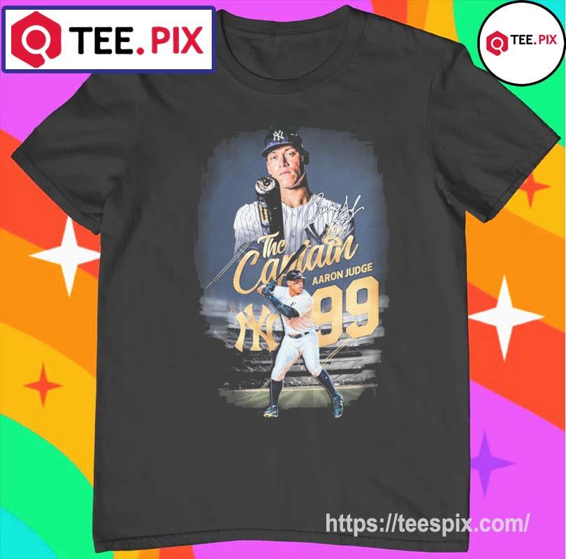 The Captain Aaron Judge New York Yankees Signature Shirt - Teespix