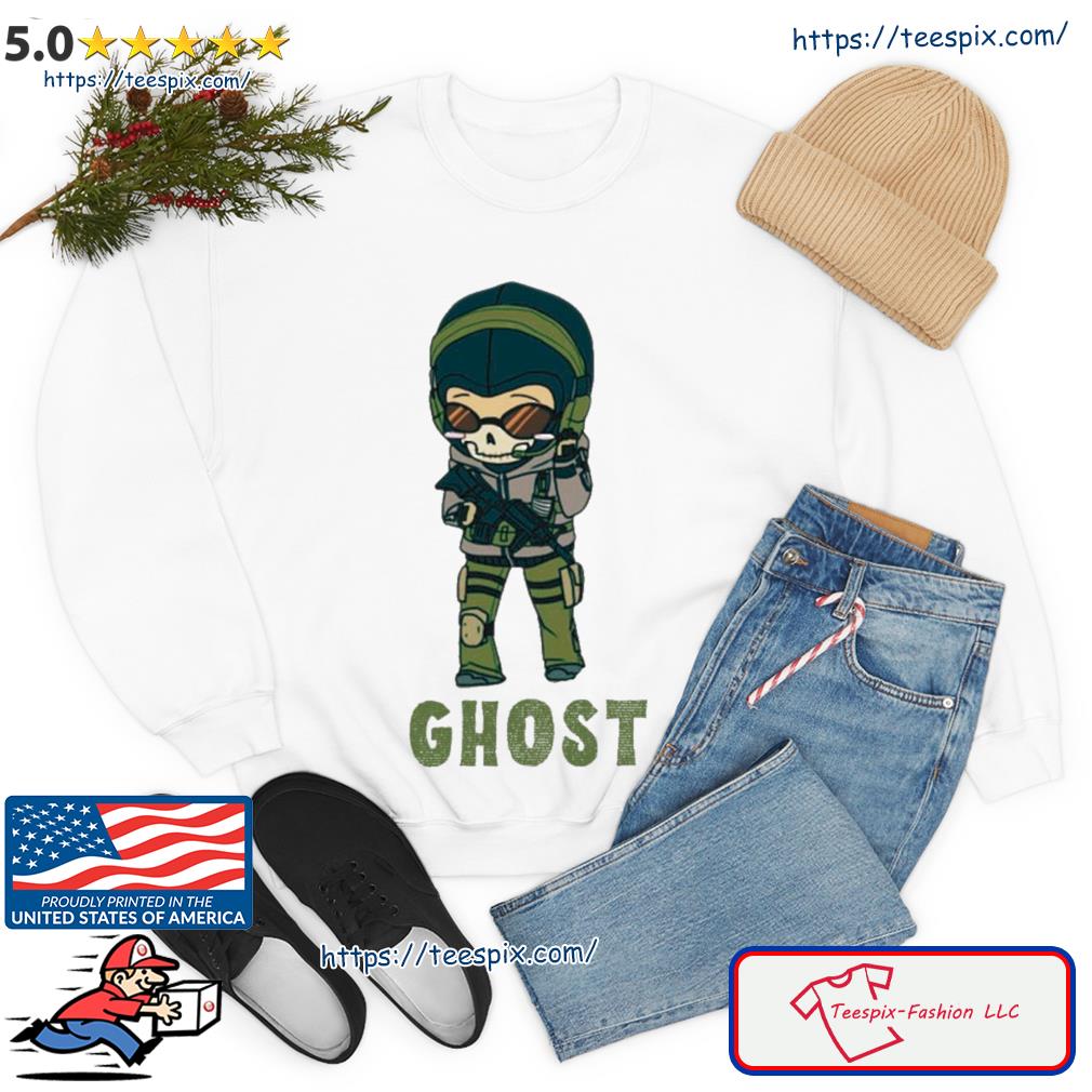 Chibi Simon Ghost Riley Face Funny Call Of Duty Unisex T-Shirt - Teeruto