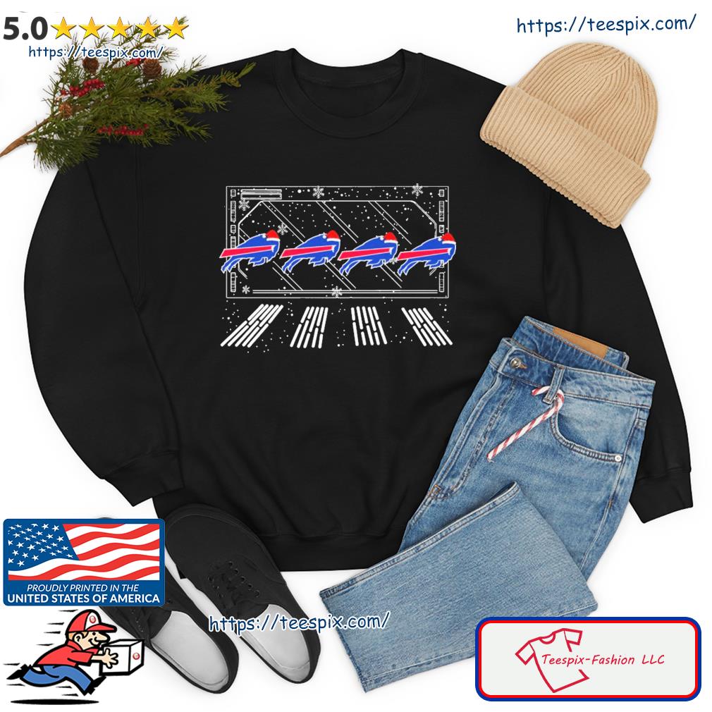 Buffalo Bills Nfl Santa Hat Logo Star Wars Walking Road Christmas Shirt -  Teespix - Store Fashion LLC