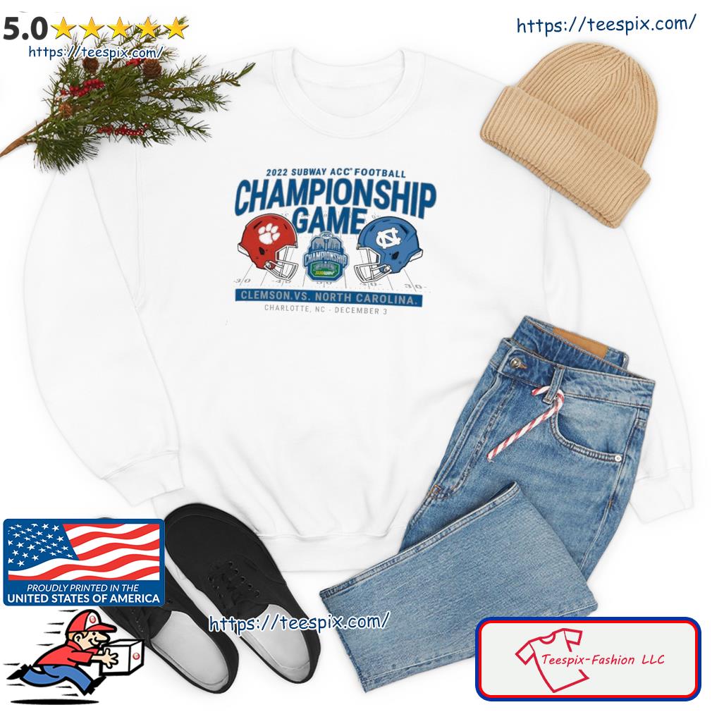 Clemson Vs North Carolina Subway ACC Football Championship Game Charlotte December 3, 2022 Shirt Sweater