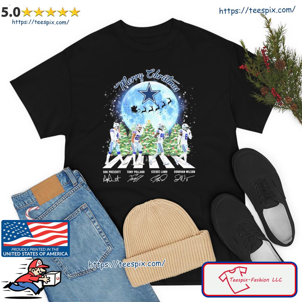 Abbey Road Merry Christmas 2022 Signatures Dallas Cowboys Shirt, Cowboys  Gifts - Bring Your Ideas, Thoughts And Imaginations Into Reality Today