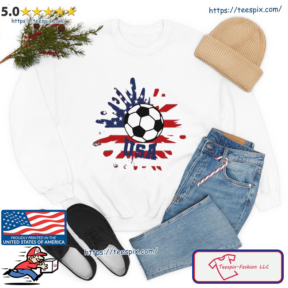 National America Flag Usa American Football Fan Soccer Team World Cup Shirt  - Teespix - Store Fashion LLC