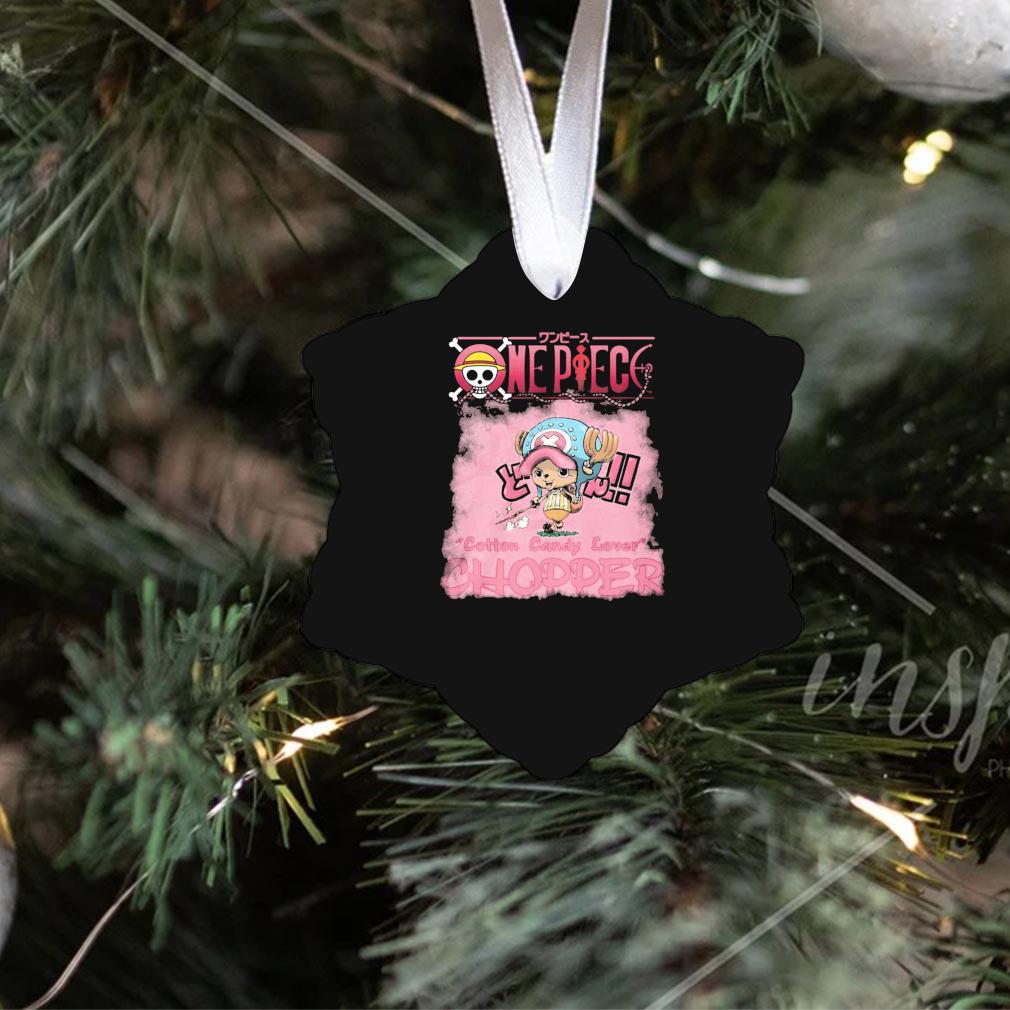 One Piece Cotton Candy Lover Chopper Ornament Christmas - Teespix