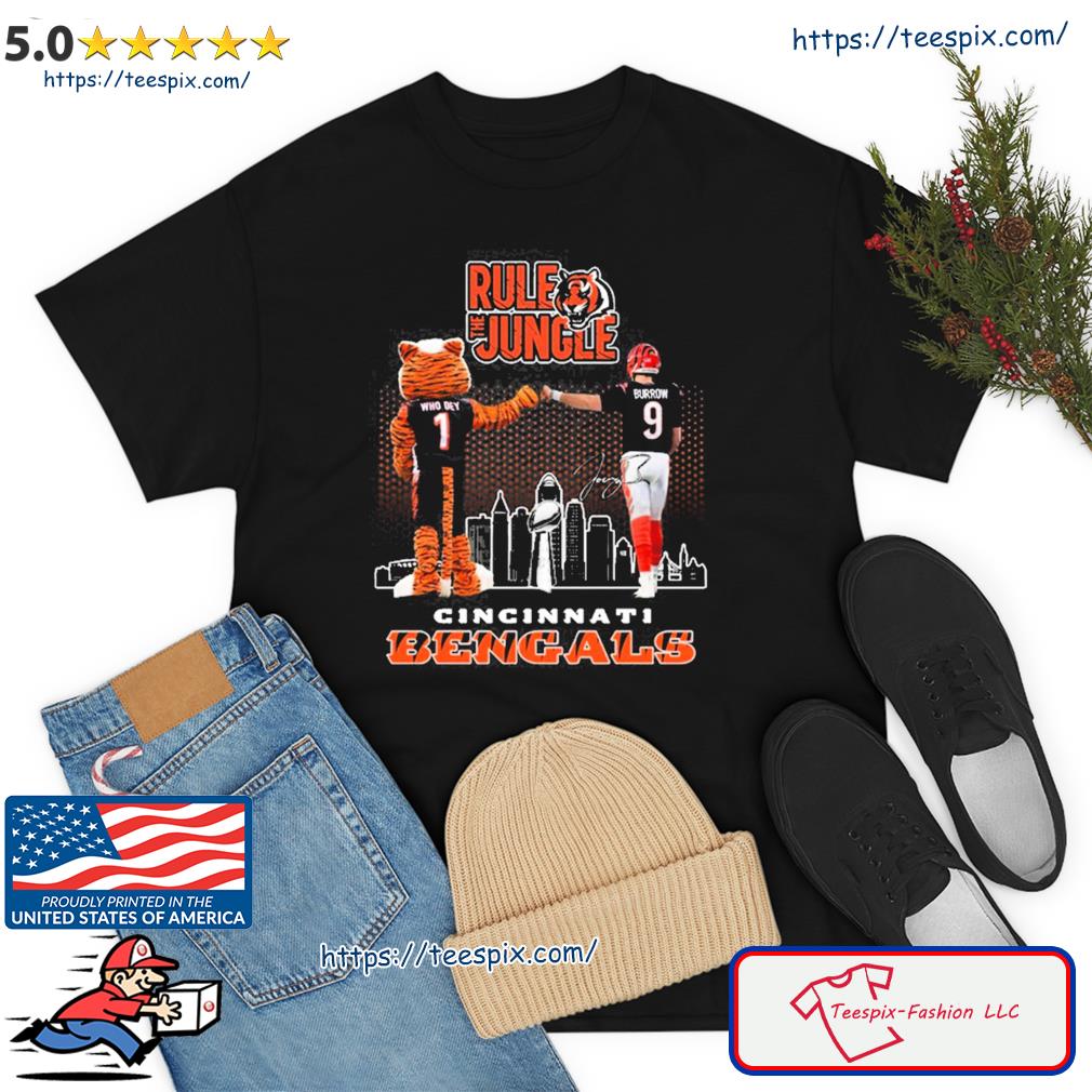 Champion Ja'marr Chase Joe Burrow And Joe Mixon Cincinnati Bengals  Signatures Shirt - Teespix - Store Fashion LLC