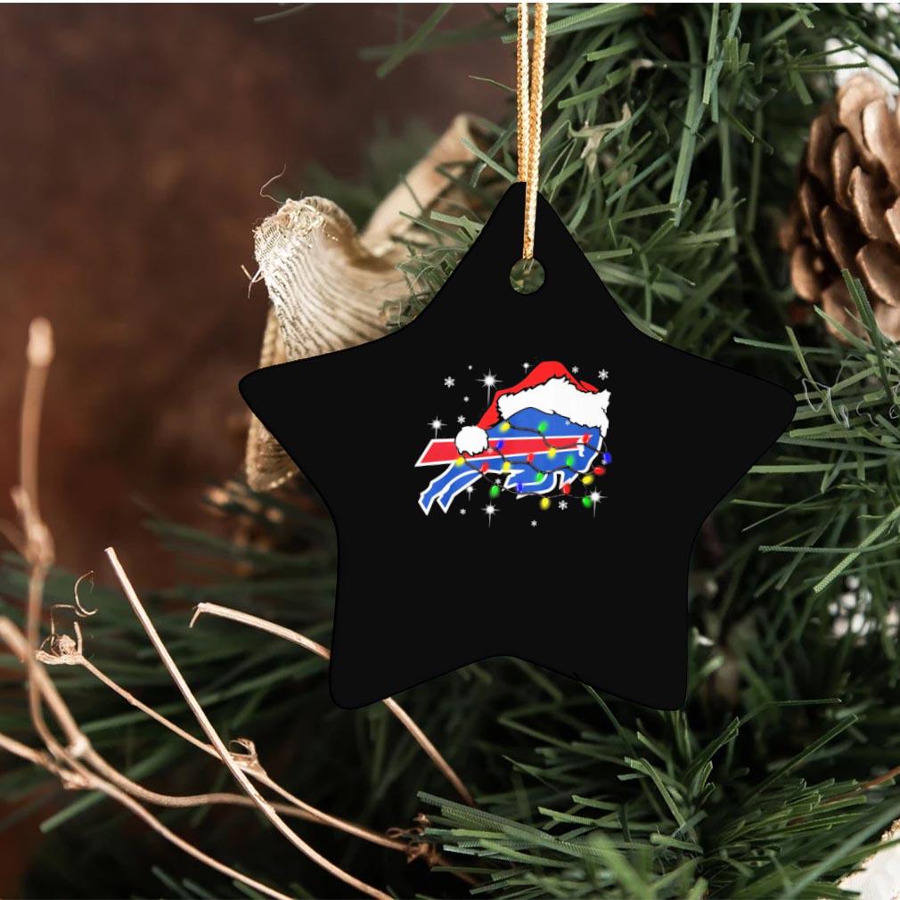 Buffalo Bills Santa hat Christmas ornament, hoodie, sweater and v-neck  t-shirt