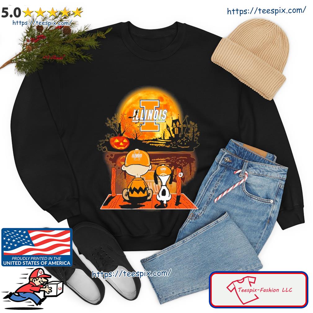 Snoopy and Charlie Brown Chicago Bears Halloween Shirt - Teespix - Store  Fashion LLC