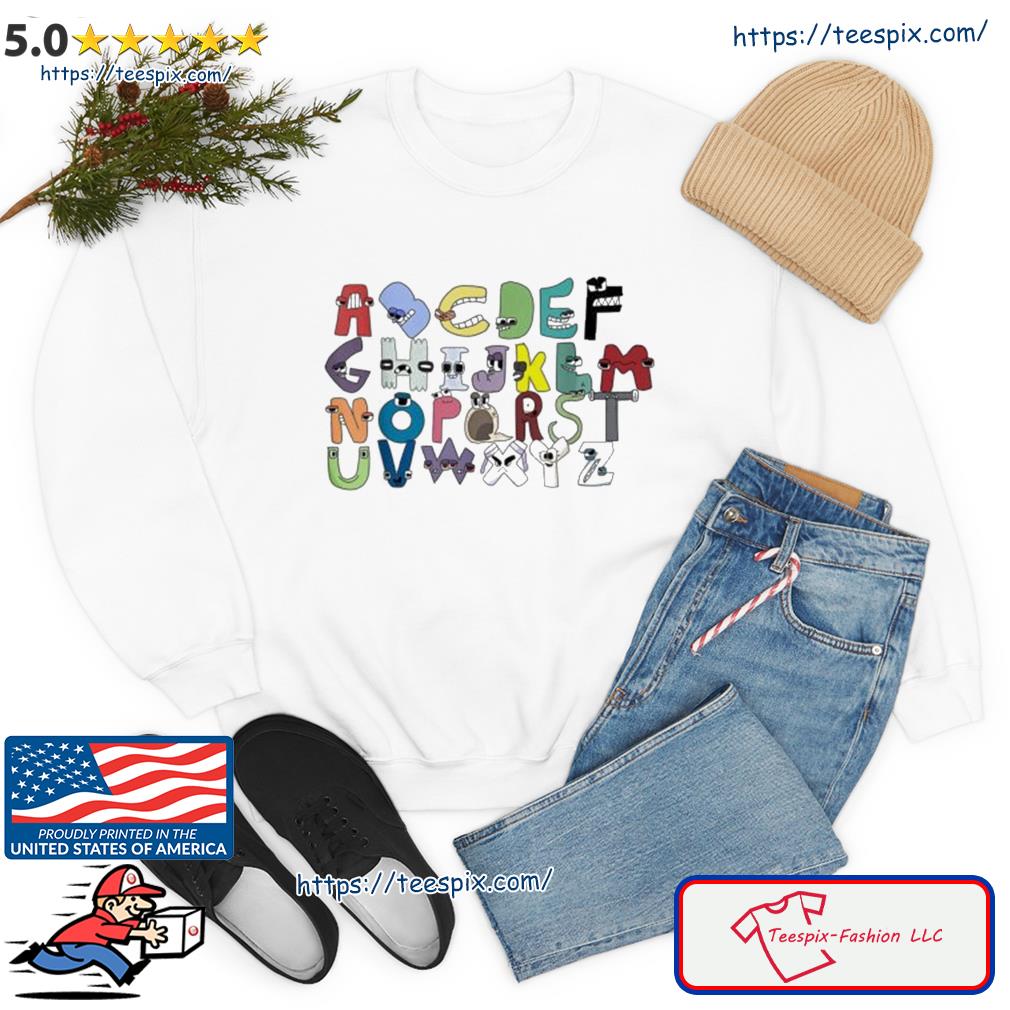 Villain Letter Abc Costume Boys Matching Evil Alphabet Lore Kids T-Shirt