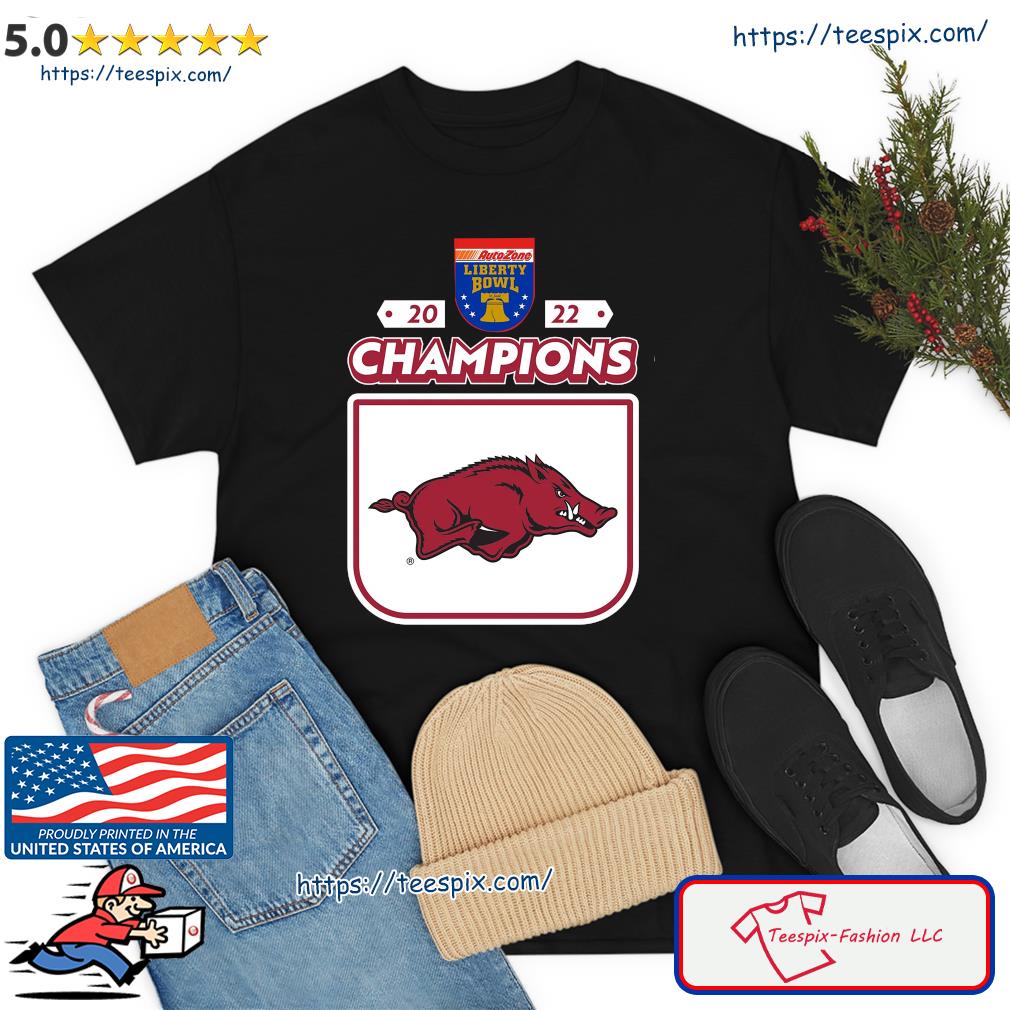 2022 Champions Autozone Liberty Bowl Arkansas Shirt